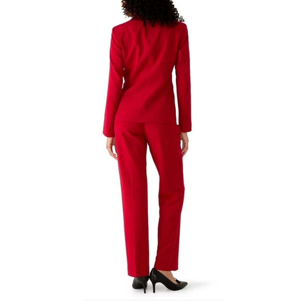 Le Suit Two Button Jacket Contrast Piping - Picture 2 of 9